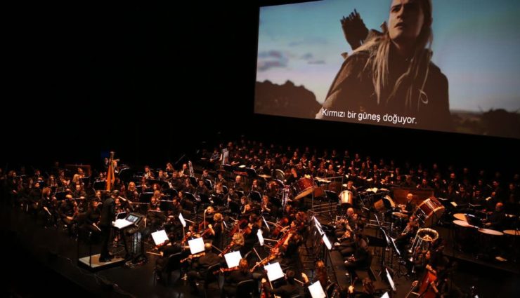 Sinema Senfoni Orkestrası Lord of The Rings için Sahnedeydi